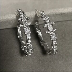 CHANEL Hoop Earrings